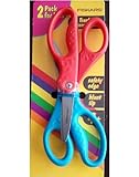 Fiskars Scissors - 2-pack for Kids. 2 Scissors in 1 Package, Random Colors, Perfect for School.