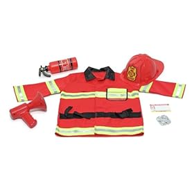 Melissa & Doug Fire Chief Role Play Costume Set