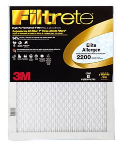 3m Filtrete 20x20x1 (19.6 X 19.6) Filtrete 2200 Elite Allergen Reduction Filter By 3m 3m Filtrete 20x20x1 (19.6 X 19.6) Filtrete 2200 Elite Allergen Reduction Filter By 3m