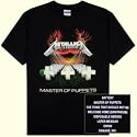 Metallica Master of Puppets 2-sided black T-shirt
