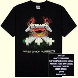 Metallica Master of Puppets 2-sided black T-shirt