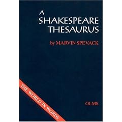 A Shakespeare Thesaurus (Shakespeare Database)