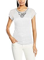 Esprit Collection Camiseta Manga Corta (Gris / Blanco)