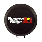 Rugged Ridge HID Offroad Light Cover 6 in. Round BLACK