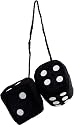 BLACK FUZZY DICE