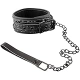 Slave Collar and Leash (Black) by HappyNHealthy