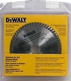 DEWALT DW4701 Industrial 4-1/2-Inch Dry or Wet Cutting Continuous Rim Diamond Saw Blade with 7/8-Inch Arbor