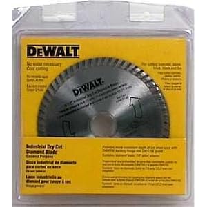 DEWALT DW4701 Industrial 4-1 2-Inch Dry or Wet Cutting Continuous Rim Diamond Saw Blade... by DeWALT