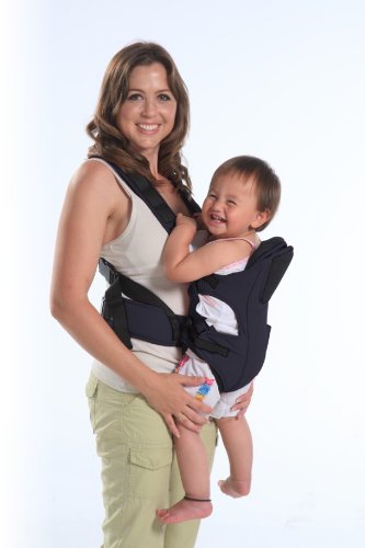 Buy Low Price Cozy Comfy Baby Front and Back Safety Baby Carrier (Black) 4000B