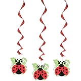 26" Hanging Ladybug Decorations, 3ct
