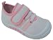 Baby Squeaky Tennis Sneakers,White/Pink(Infant to Toddler)