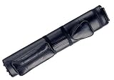 Black Leatherette Oval Hard Polyform Pool Cue Case with Large and Small Accessory Pockets, 3B/5S (PRO35NL)