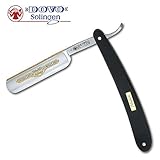 Dovo Straight Razor Ebony Handle Carbon Steel Blade