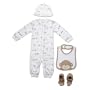 Newborn Carter's Boys Monkey 4 Pc Layette Set (6 months)
