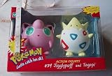 Pokemon Action Figures #39 Jigglypuff and Togepi By Habro in 2000 - The figures are about 4" inches tallIMAGE
