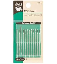 Dritz(R) Crewel Hand Needles - Size 2 12/Pkg