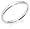 Women's 14k White Gold 3mm Comfort Fit Milgrain Wedding Band Ring, Size 9