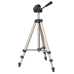 DURAGADGET 125cm size professional tripod stand with quick release and Free Case for for Sanyo Xacti VPC-CA 9 High Definition Flash Media Camcorder / Xacti VPC-HD2000 / VPC-CG10 / Sanyo Xacti TH1 High Definition / Xacti VPC-WH1 / Xacti CG-9 / VPC-HD1010 / VPC-HD700 / Xacti VPC-HD800 / VPC-HD1000 / VPC-CA9ER / VPC-WH1EYL /