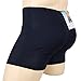 Azaza Men's Coolon Padded Butt Boxer Brief hip-up Underwear