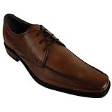 Mens Hush Puppies Thorium Brown Leather Smart Derby Shoes Formal Lace Up Shoe