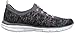 Skechers Sport Women's Glider Deep Space Fashion Sneaker,Charcoal/Coral,7 M US