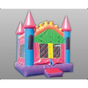 Pink Castle 13' Inflatable - Great for Rental business, Church, School, Institution.