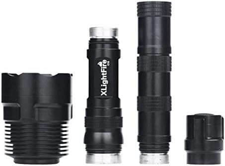 LED Flashlight,Sincelee XLightFire Outdoor Flashlight 25000 Lumens 12x CREE XML T6 5 Mode 18650 Super Bright LED Torch Hiking Flashlights