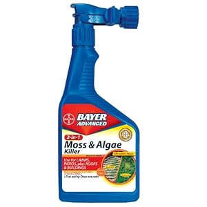 Bayer 2-in-1 Moss & Algae Killer Ready-to-Spray - 32 oz. #704710B
