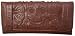Loungefly Embossed Mexican Sugar Skull Day of the Dead Western Checkbook Vegan Wallet Brown