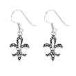 FOJO's Marcasite Fleur De Lis Earrings