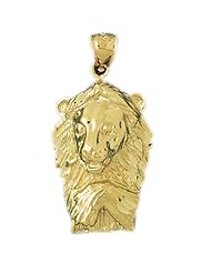 CleverEves 14K Gold Pendant Lion Head 5.3 - Gram(s)