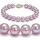 PearlsOnly Lavender 7-8mm AAA Freshwater Pearl Bracelet