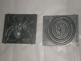 2 Casting Molds, Spider and Coiled Snake, 4 X 4