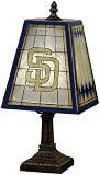 San Diego Padres 14-Inch Art Glass Lamp