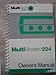 Multi Modem 224 and 224E - Multi Tech Systems - Owner's Manual