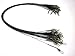 CJESLNA 24 X Stainless Steel Fishing Leaders Black with snap and Swivel 12