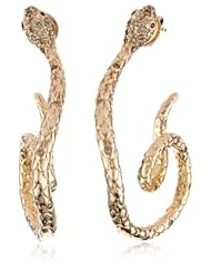 Borgioni Open Snake Hoop Earrings