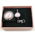 Handbag Hook Foldable Lilies on White Gift Set'
