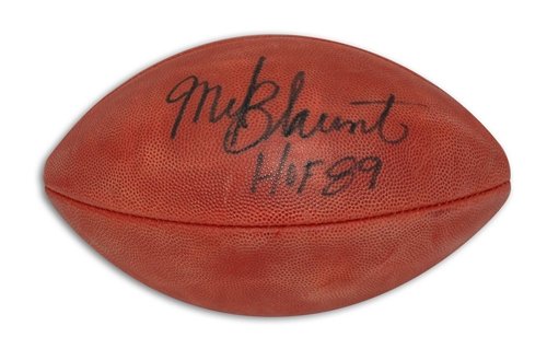 Mel Blount Autographed/Hand Signed NFL Football Inscribed ''HOF 89''