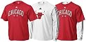Chicago Bulls adidas Youth Short/Long Sleeve T-Shirt Combo Pack