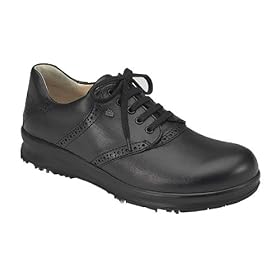 Mens Finn Comfort Augusta Black Montana Classic Sport Golf Comfort Orthopedic Shoe by Finn Comfort