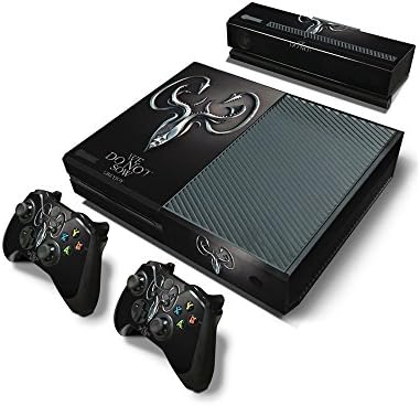 Microsoft Xbox One Skin Decal Sticker Set - Game of Thrones: Emblem of Greyjoy (1 Console Sticker + 2 Controller Stickers + 1 Kinect Sensor Sticker)