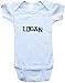 LOGAN / Hurry Up - Name-series - White Or Blue Onesie / Baby T-shirt