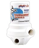 Rule 209FDP Marine Rule 1600 Tournament Series Livewell Pump (1 NPT, Female-Dual Port )