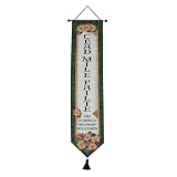 Review Manual Woodworkers  / 100,000 Welcomes Bell Pull Wall Hanging