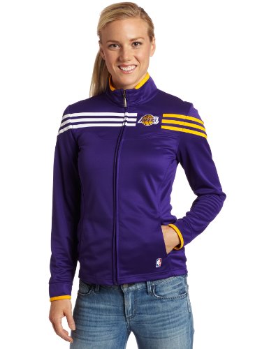 NBA Women's Los Angeles Lakers On-Court Track Jacket (Purple, X-Large)