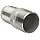 Dixon RST30 Stainless Steel 316 Hose Fitting, King Combination Nipple Threaded End with No Knurl, 2-1/2" NPT Male x 2-1/2" Hose ID Barbed