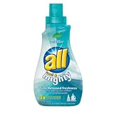 All Small & Mighty, Triple Concentrate Liquid Laundry Detergent, Fresh Rain, Case Pack, Nine 32-Load Bottles, (288-Loads)