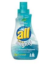 All Small & Mighty, Triple Concentrate Liquid Laundry Detergent, Fresh Rain, Case Pack, Nine 32-Load Bottles, (288-Loads)