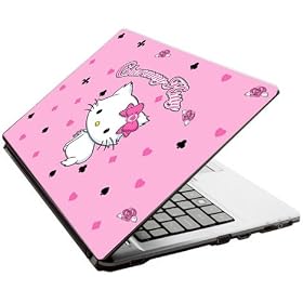 Hello Kitty Charmmy Kitty Netbook skin fits Asus Acer Dell HP GW laptop skin charmy